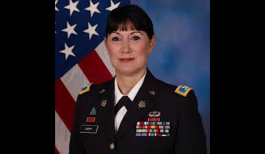 Dr. Irene Zoppi Rodriguez, a New Employee Orientation instructor at NSA, is also a Colonel in the U.S. Army Reserve